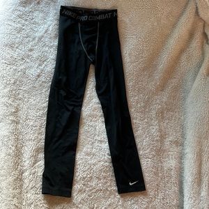 Nike Pro Combat boys tights - black